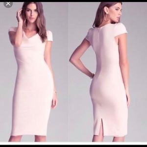Bebe blush pink dress sz S